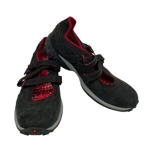 Timberland Womens Mary Jane Sandals Shoes Size 7M Black Leather Strappy Outdoors